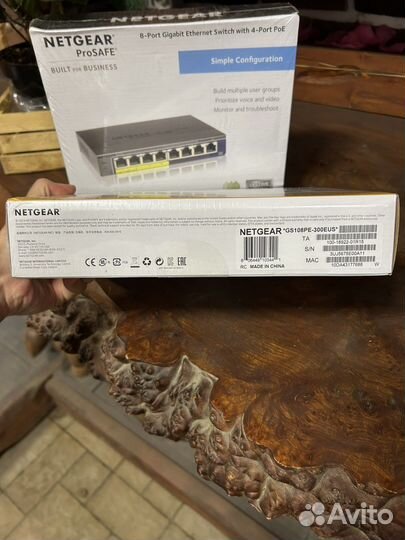 Коммутатор Netgear Gs108pe, новый