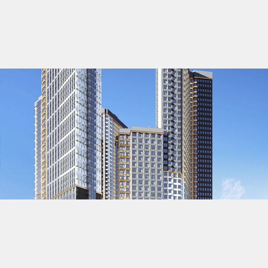 1-к. квартира, 46 м², 34/50 эт.