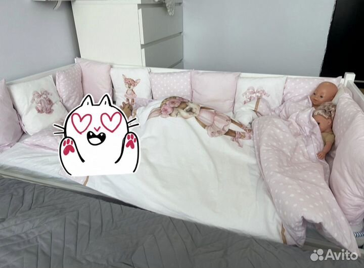 Бортики в детскую кроватку