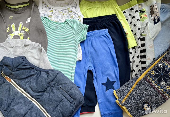 Пакет одежды 80 86 на мальчика