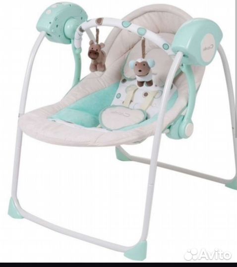 Детские электронные качели шезлонг