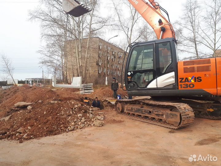 Cептик 2х секционный и самый простой,наружные сети