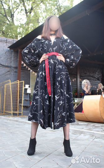 Пальто халат дизайнерское / соб. производство