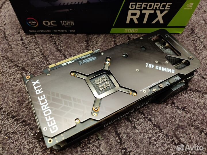 Asus RTX 3080 TUF Gaming в идеальном состоянии