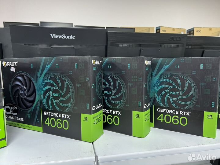 Видеокарты новые 3050/3060/4060/4060ti/4070