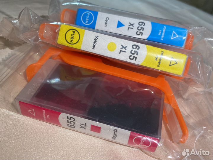 Картридж hp 655 комплект совместимых картриджей