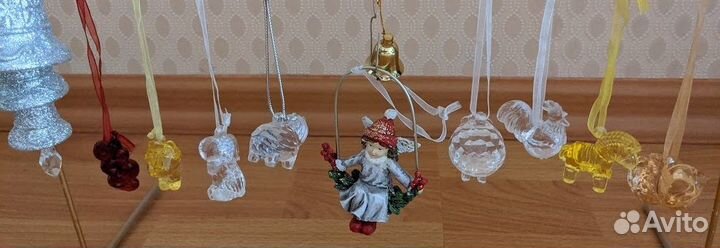 Свечи. Игрушки елочные СССР знаки зодиака