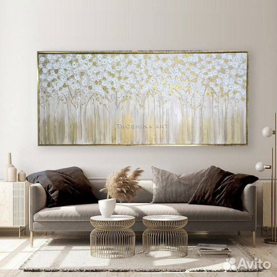 Картина на холсте объемная 