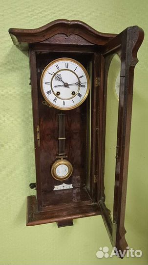 Старинные настенные часы Lenzkirch с боем 19 век