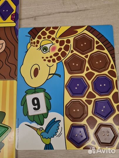 Развивающая игра Пуговки по числам Melissa&Doug
