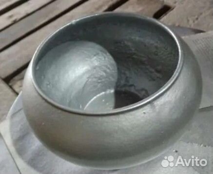 Горшок алюминиевый без крышки 1,5 л