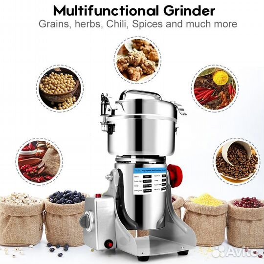 Измельчитель специй 3000W вместимость 800г