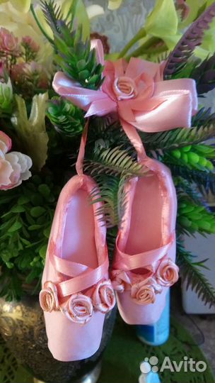 Елочные игрушки пуанты и туфелька