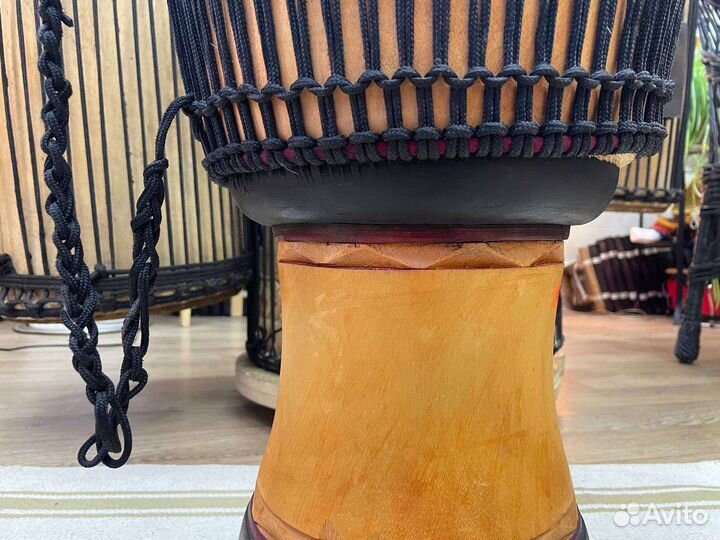 Настоящий басовый 13’ Джембе Кот-Д'Ивуар