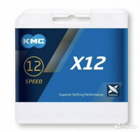 Цепь KMC X12 Ti-N 12ск. 126L Gold (BX12TI126)