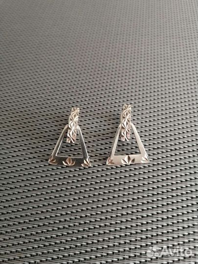 Серьги серебро