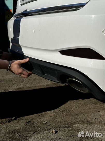 Задний диффузор hyundai i40