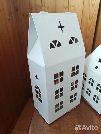 Интерьерные домики из картона