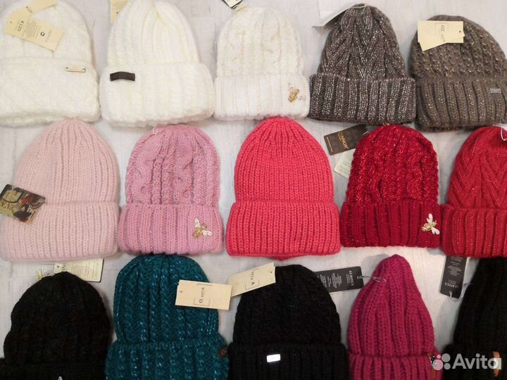 Шапки новые зимние в ассортименте