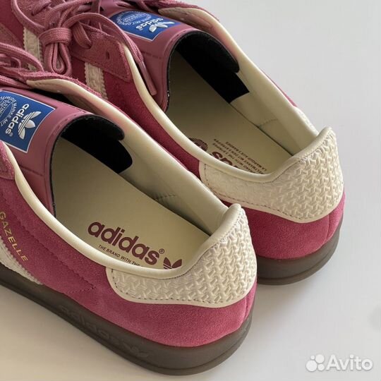 Кроссовки Adidas Gazelle Indoor Pink Cloud White