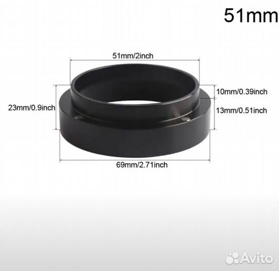Кольцо для дозирования кофе 51мм