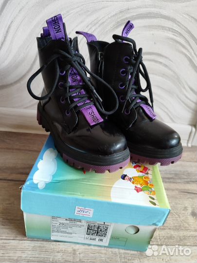 Ботинки весенние для девочки 29р