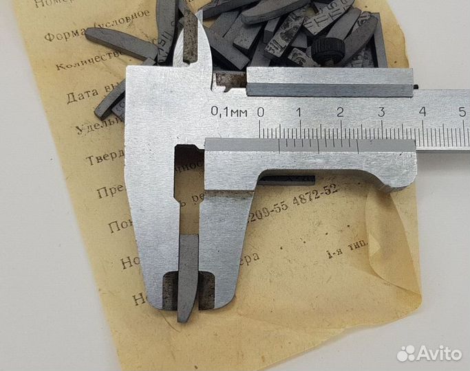 Пластина для хобийной пайки на отрезной резец