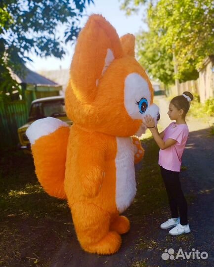 Лисёнок Надувной костюм,ростовая кукла