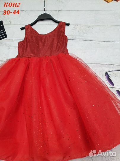 Платье праздничное на девочку 110/122 размеры