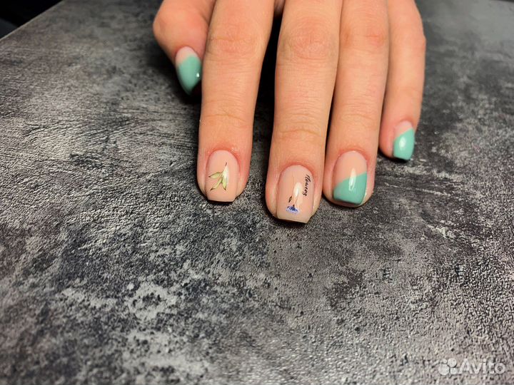 Маникюр аппаратный с покрытием гель-лаком