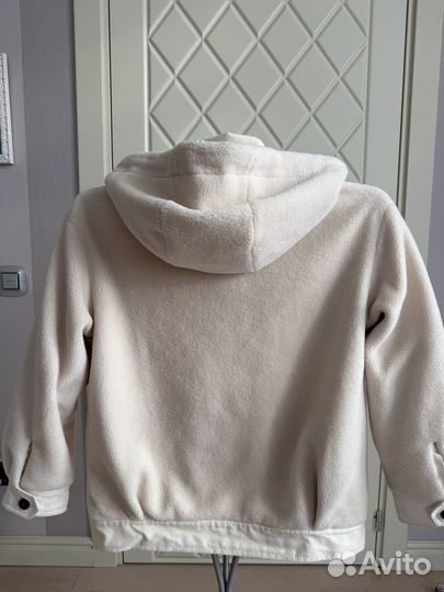 Джинсовая куртка с флисом