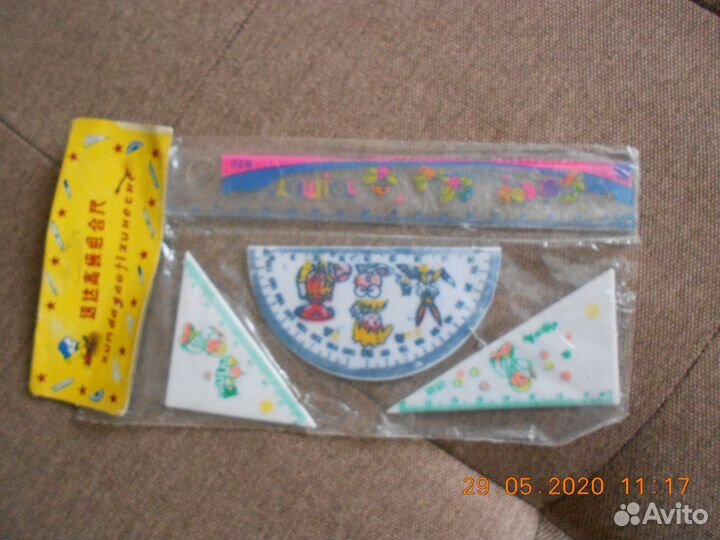 Школьный набор для черчения(геометрии) времен СССР