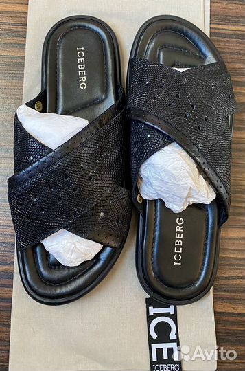 Шлепанцы Iceberg original раз.43-43,5 Italy