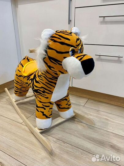 Новая детская качалка тигр