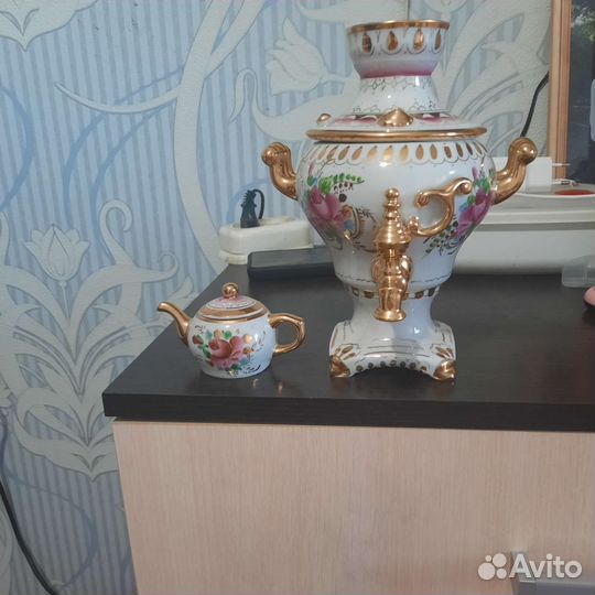 Фарфоровая посуда гжель