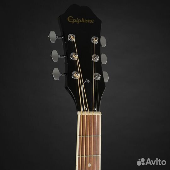 Акустическая гитара Epiphone DR-100 Ebony