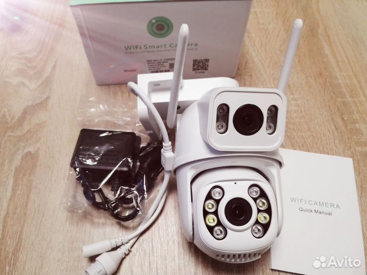 Wifi камера 8mpx с двумя объективами новая