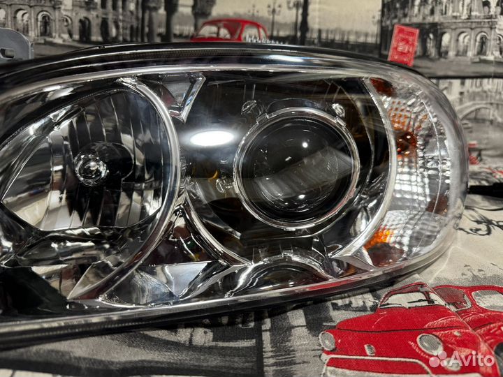 Фары kia spectra bi LED aozoom