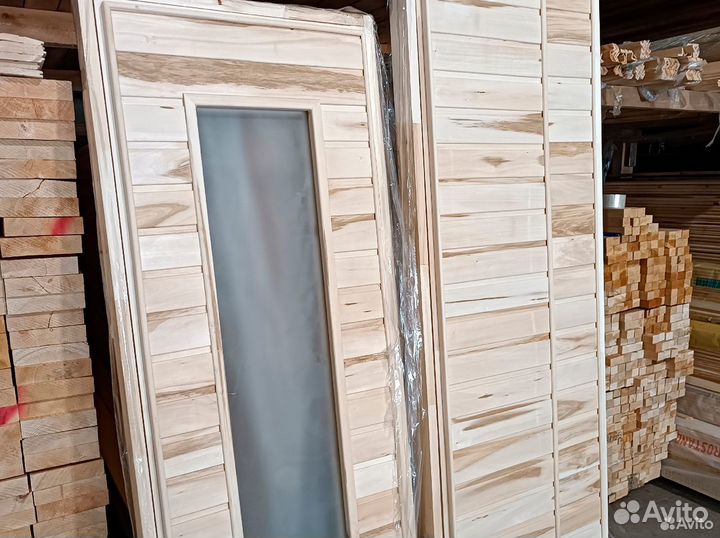 Деревянные двери из липы 1700х700мм 1900х700мм