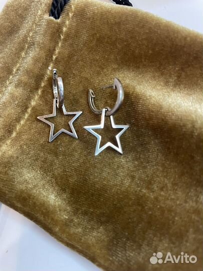 Серьги серебро