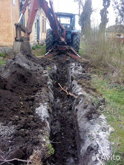 Работа экскаватором 