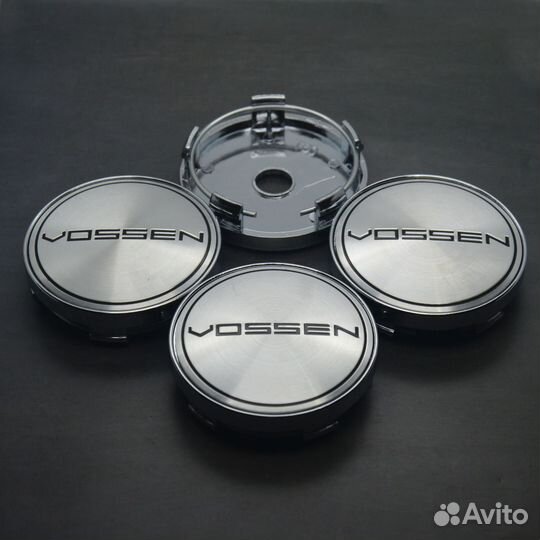 Заглушки на диски, ступицу Vossen d-60 mm 4 шт