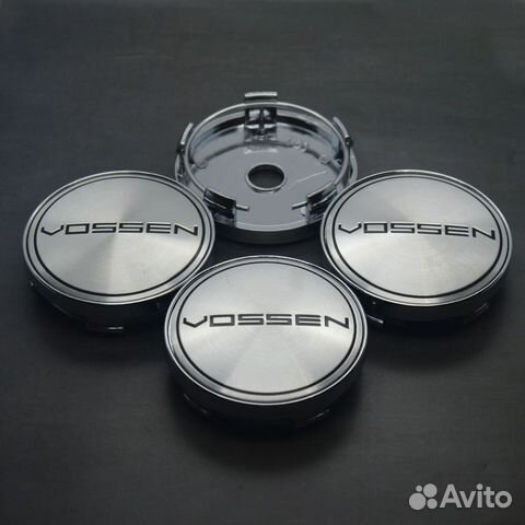 Заглушки на диски, ступицу Vossen d-60 mm 4 шт