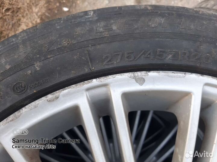 Летняя резина с дисками r20