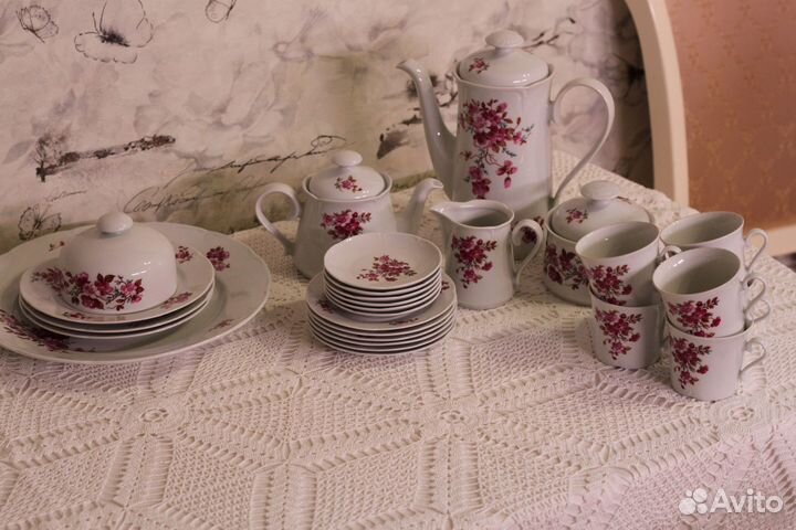 Винтажный сервиз ГДР jlmenau 