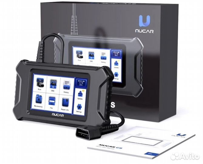 Автосканер Mucar CS6 OBD2 6 систем 7 сбросов