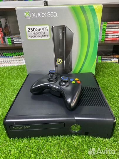 Xbox360s 250gb + 44 игры