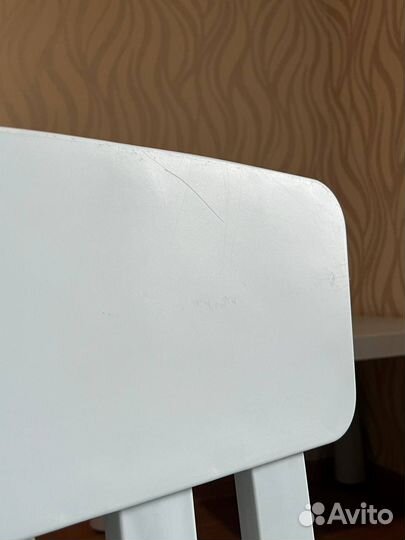 Детский стол и стул IKEA маммут