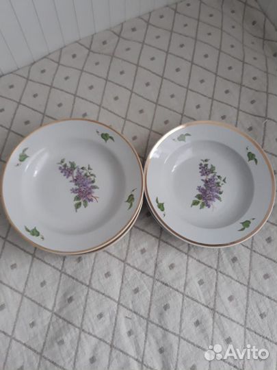 Тарелки Сирень Дулево