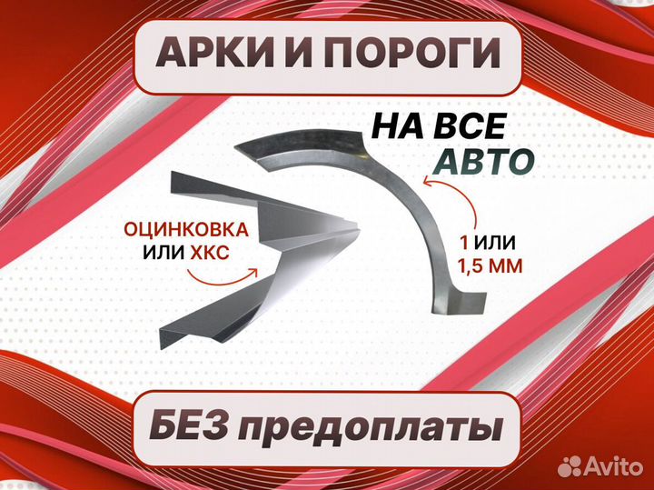 Пороги ремонтные Kia Sorento